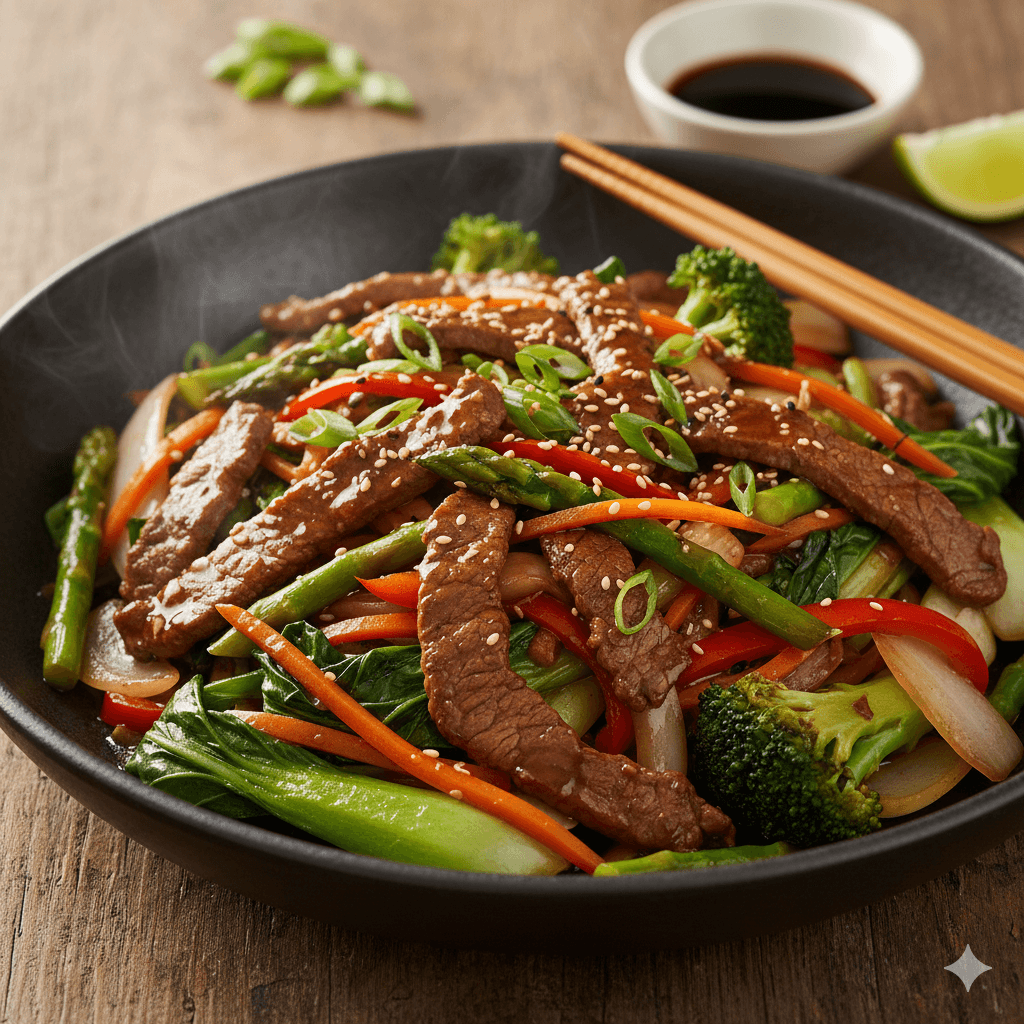 Beef Stir-Fry with Asian Greens