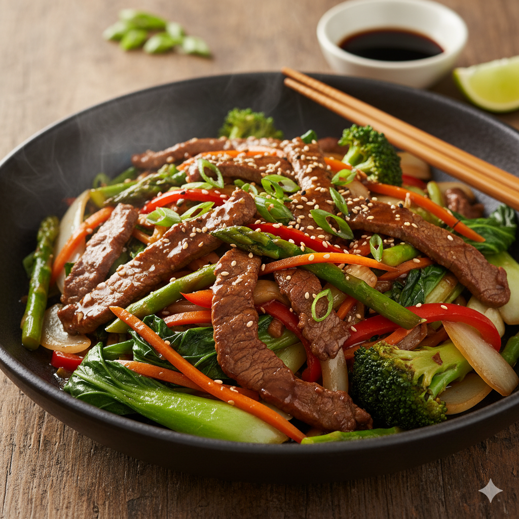 Beef Stir-Fry with Asian Greens